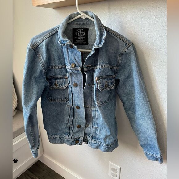 WOMENS DENIM JACKET SZ MEDIUM - Picture 1 of 3